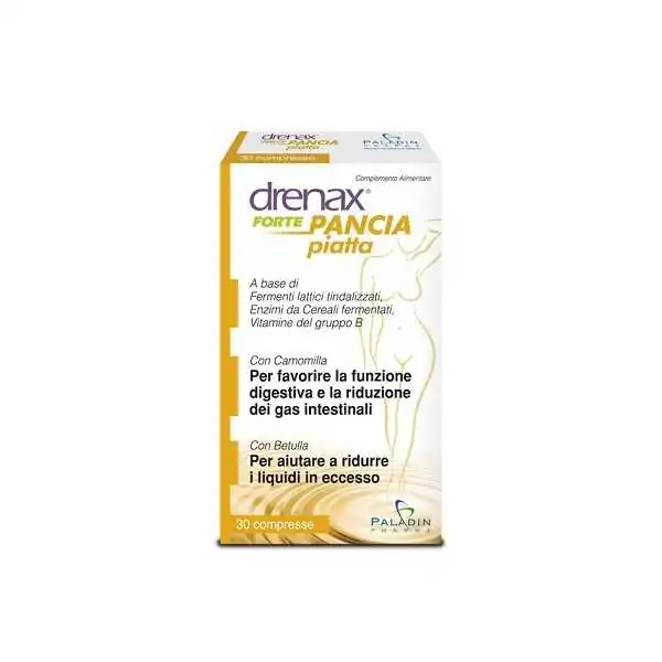 DRENAX FORTE PANCIA PIATTA 30COMPRESSE -, PaladinPharma