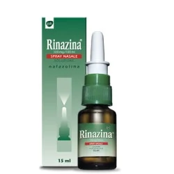 Rinazina Spray Decongestionante Nasale 15ml Nafazolina per il naso chiuso allergia raffreddore