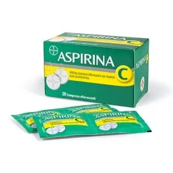ASPIRINA + Vit C 20 COMPRESSE EFFERVESCENTI | Farma di Fiducia