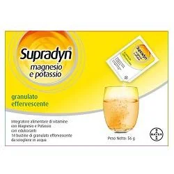 SUPRADYN MAGNESIO / POTASSIO 14 BUSTINE EFFERVESCENTI  56 g, Bayer