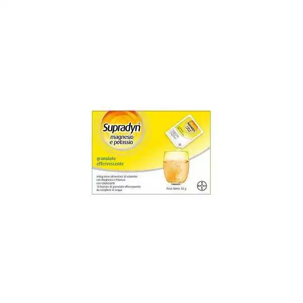 SUPRADYN MAGNESIO / POTASSIO 14 BUSTINE EFFERVESCENTI  56 g, Bayer