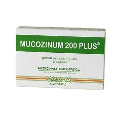MUCOZINUM 200 PLUS 12 CAPSULE VANDA, VANDA OMEOPATICI