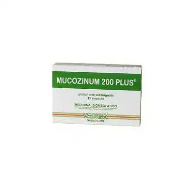 MUCOZINUM 200 PLUS 12 CAPSULE VANDA, VANDA OMEOPATICI