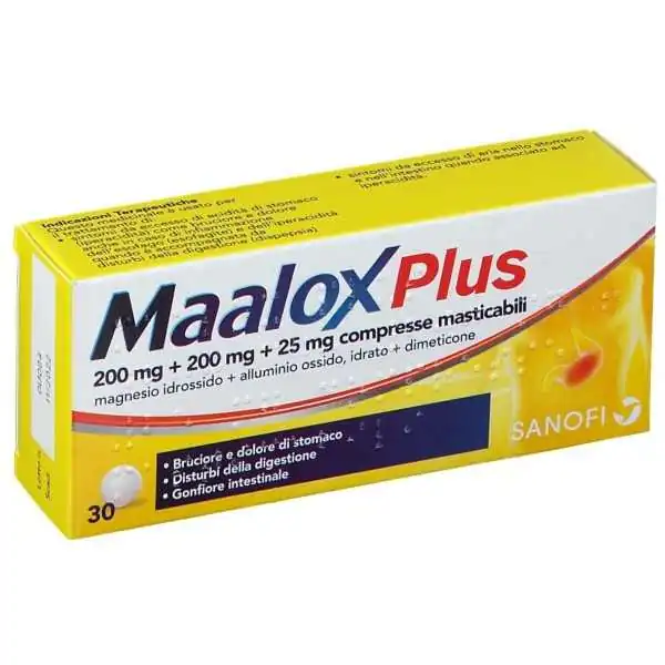 Maalox Plus 30 Compresse Masticabili | Riosparmia In Farmacia