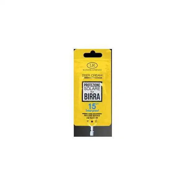 LR WONDER COMPANY BEER CREAM 15 ml SPF +15 SUPERABBRONZANTE ALLA BIRRA, LR Wonder Company