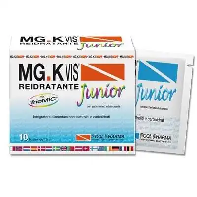 MGK VIS JUNIOR REIDRATANTE 10 Bustine 9,50 g, Pool Pharma