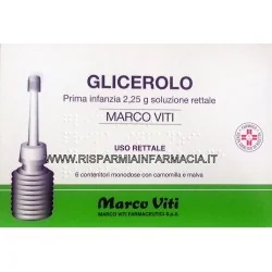 MICROCLISMI PRIMA INFANZIA 2,25G di Glicerolo, MARCO VITI SPA