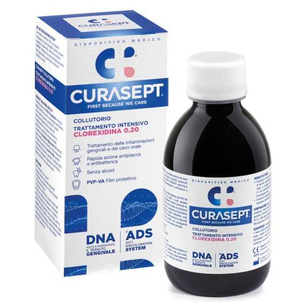 CURASEPT Colluttorio ADS con clorexidina 0,20% 200 ML  |  Farma di Fiducia