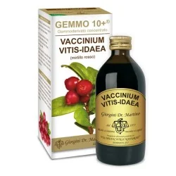 DR GIORGINI GEMMO 10+ Mirtillo Rosso 200 ml liquido analcoolico