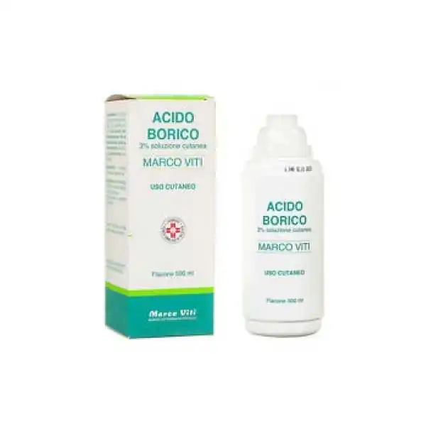 ACIDO BORICO MARCO VITI 3% SOLUZIONE 200 ml, MARCO VITI SPA