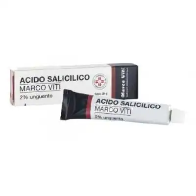 ACIDO SALICILICO 2% MARCO VITI UNGUENTO 30g, MARCO VITI SPA