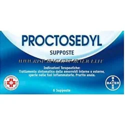 Proctosedyl 6 Supposte Proctologiche  |  Farma di Fiducia