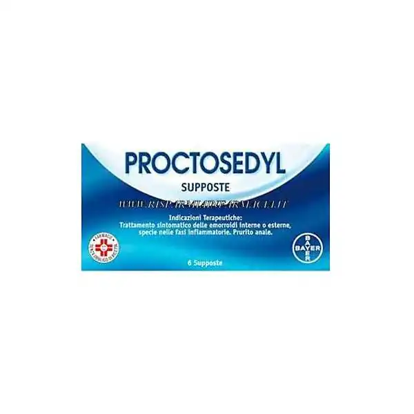 Proctosedyl 6 Supposte Proctologiche  |  Farma di Fiducia