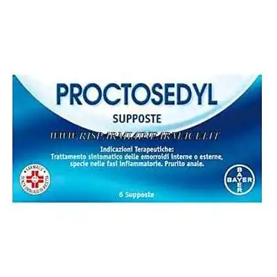 Proctosedyl 6 Supposte Proctologiche  |  Farma di Fiducia