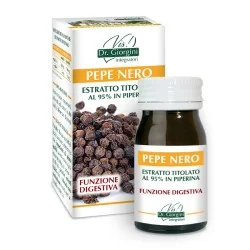 DR.GIORGINI - PEPE NERO ESTRATTO TITOLATO 60 pastiglie, Dr Giorgini