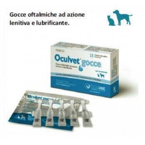 OCULVET  GOCCE OFTALMICHE LENITIVE E LUBRIFICANTI CANI E GATTI, Innovet Italia Srl 