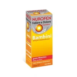 NUROFEN FEBBRE E DOLORE BAMBINI GUSTO FRAGOLA 100mg/5ml-150ml, RECKITT BENCKISER