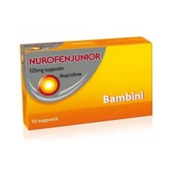 NUROFEN Junior Supposte 10 supposte da 125 mg | Farma di Fiducia