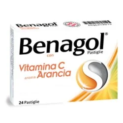 BENAGOL VITAMINA C GUSTO ARANCIA 16 pastiglie, RECKITT BENCKISER