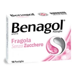 BENAGOL FRAGOLA SENZA ZUCCHERO 16 pastiglie, RECKITT BENCKISER