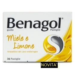 BENAGOL MIELE E LIMONE 36 pastiglie, RECKITT BENCKISER