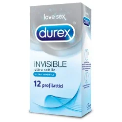 DUREX - INVISIBLE 12 PROFILATTICI, Durex