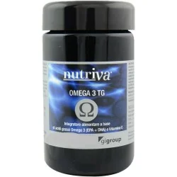 NUTRIVA - OMEGA 3 TG + VITAMINA E - 1000 softgel, CABASSI &amp; GIURIATI