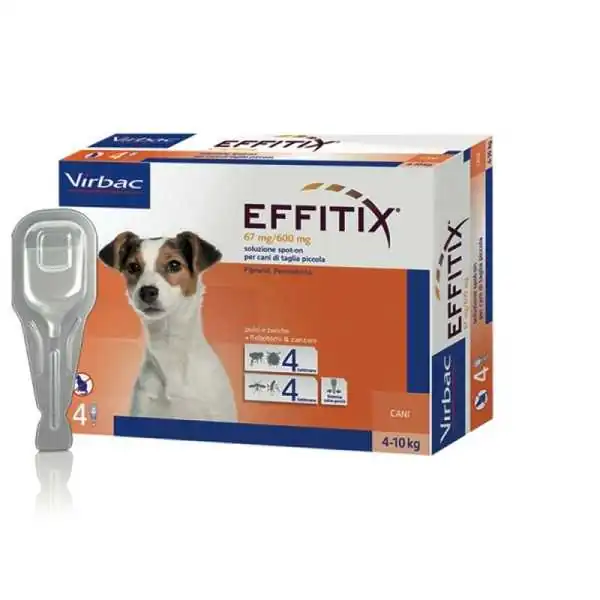 EFFITIX 4 PIPETTE 1,10ML 67+600MG, 
