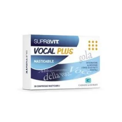 SUPRAVIT - VOCAL PLUS MASTICABILE - 30 Compresse, CABASSI &amp; GIURIATI
