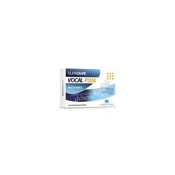 SUPRAVIT - VOCAL PLUS MASTICABILE - 30 Compresse, CABASSI &amp; GIURIATI