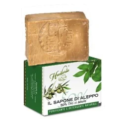 HUILERIE - IL SAPONE DI ALEPPO - SOLIDO 50% - 200grammi, CABASSI &amp; GIURIATI