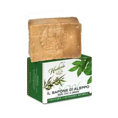 HUILERIE - IL SAPONE DI ALEPPO - SOLIDO 50% - 200grammi, CABASSI &amp; GIURIATI