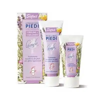 SIXTUS - KIT BENESSERE PIEDI LAVANDA - 1 Peeling + 1 Balsamo, CABASSI &amp; GIURIATI