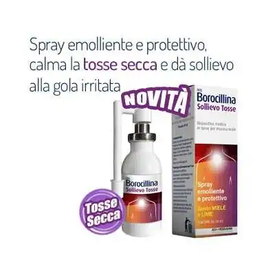 BOROCILLINA SOLLIEVO TOSSE SPRAY 20ml -, ALFA-SIGMA