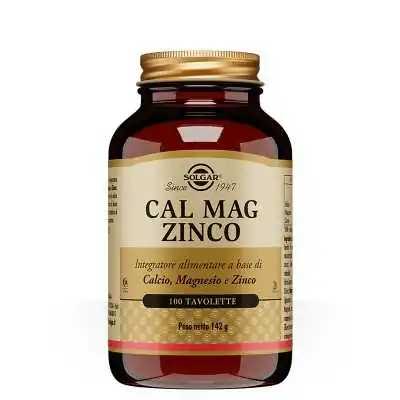 SOLGAR Cal Mag Zinco100 Tav | Farma di Fiducia