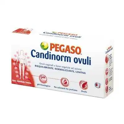 PEGASO CANDINORM OVULI - 10 ovuli da 2 gr, Pegaso