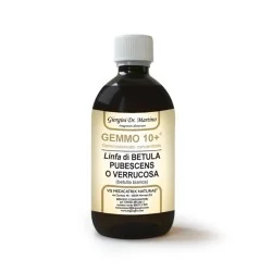 DR GIORGINI GEMMO 10+ Betulla Bianca Linfa 500 ml liquido analcoolico
