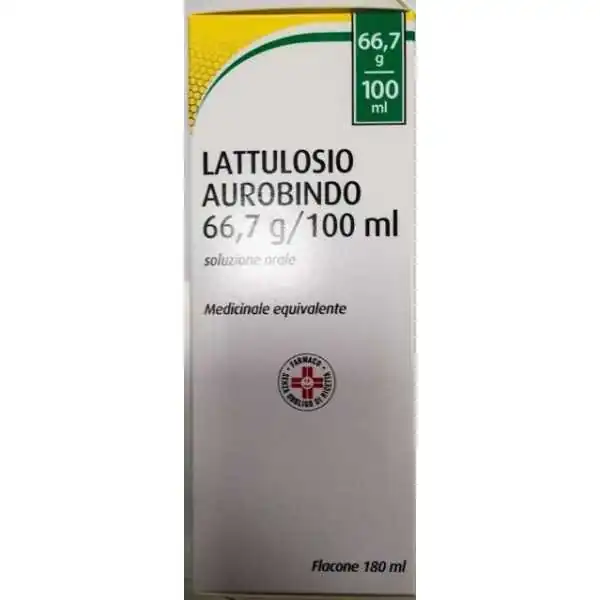 LATTULOSIO AUROBINDO 66,7g /100ml Flacone 180ml, AUROBINDO