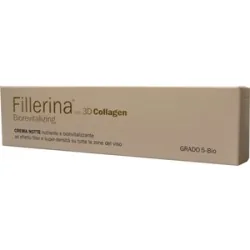 FILLERINA CON 3D COLLAGEN  BIOREVITALIZING CREMA NOTTE - GRADO 3BIO, Labo