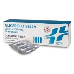 SELLA 50 SUPPOSTE GLICERINA 2250 mg, Sellafarmaceutici