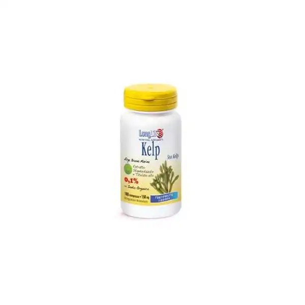 LONGLIFE KELP ALGA BRUNA 180 COMPRESSE, LONGLIFE