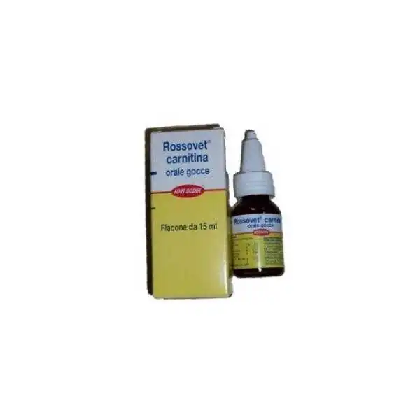 Rossovet Carnitina gocce orali 15 ml, 
