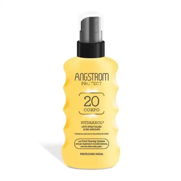 ANGSTROM PROTECT  HYDRAXOL 20 LATTE SPRAY  SOLARE ULTRA IDRATANTE 200ML, Angstrom
