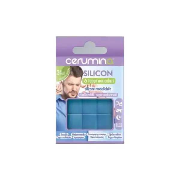 CERUMIN SILICON 6 TAPPI AURICOLARI,