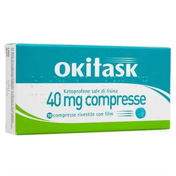 Okitask 10 Compresse Rivestite 40 mg | Farma di Fiducia