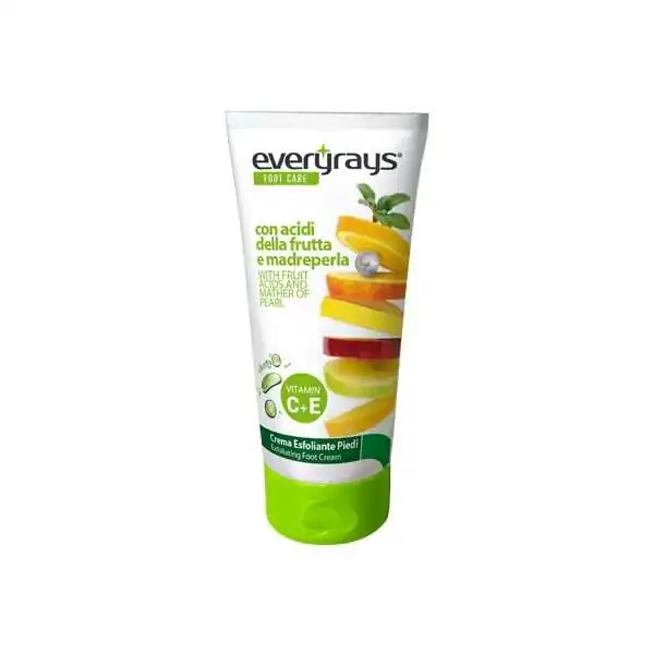 CREMA ESFOLIANTE PIEDI 100ML EVERYRAYS, RAYS