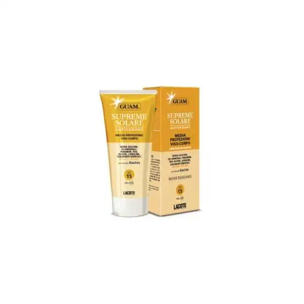 GUAM SUPREME SOLARE CREMA VISO-CORPO MEDIA PROTEZIONE â SPF15, Lacote