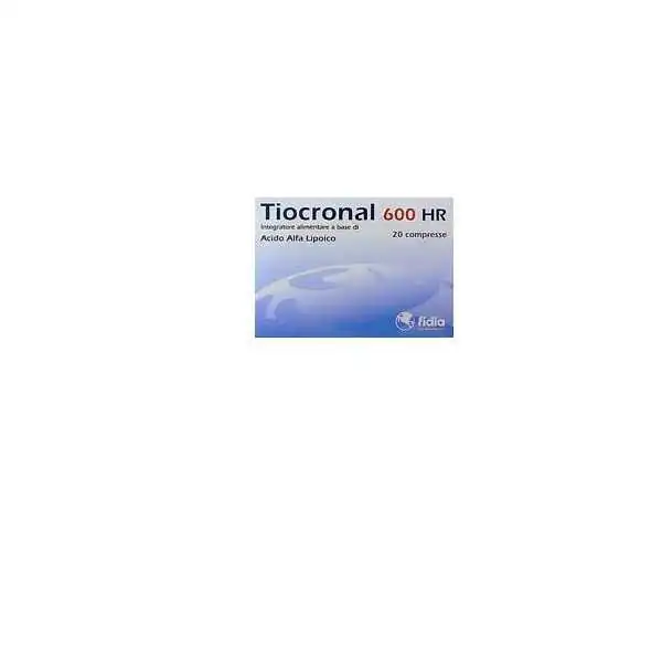 TIOCRONAL 600HR 20 COMPRESSE, Fidia Farmaceutici