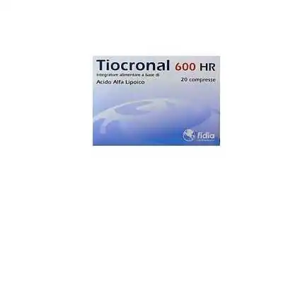 TIOCRONAL 600HR 20 COMPRESSE, Fidia Farmaceutici