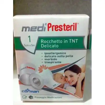 MEDIPRESTERIL ROCCHETTO IN TNT DELICATO 5cm X 5m, Corman